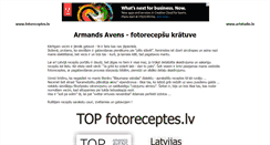 Desktop Screenshot of fotoreceptes.lv