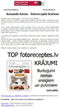 Mobile Screenshot of fotoreceptes.lv