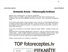 Tablet Screenshot of fotoreceptes.lv